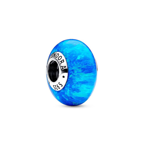 Pandora - Charm Bleu Océan Profond Opalescent - Pandora charms argent
